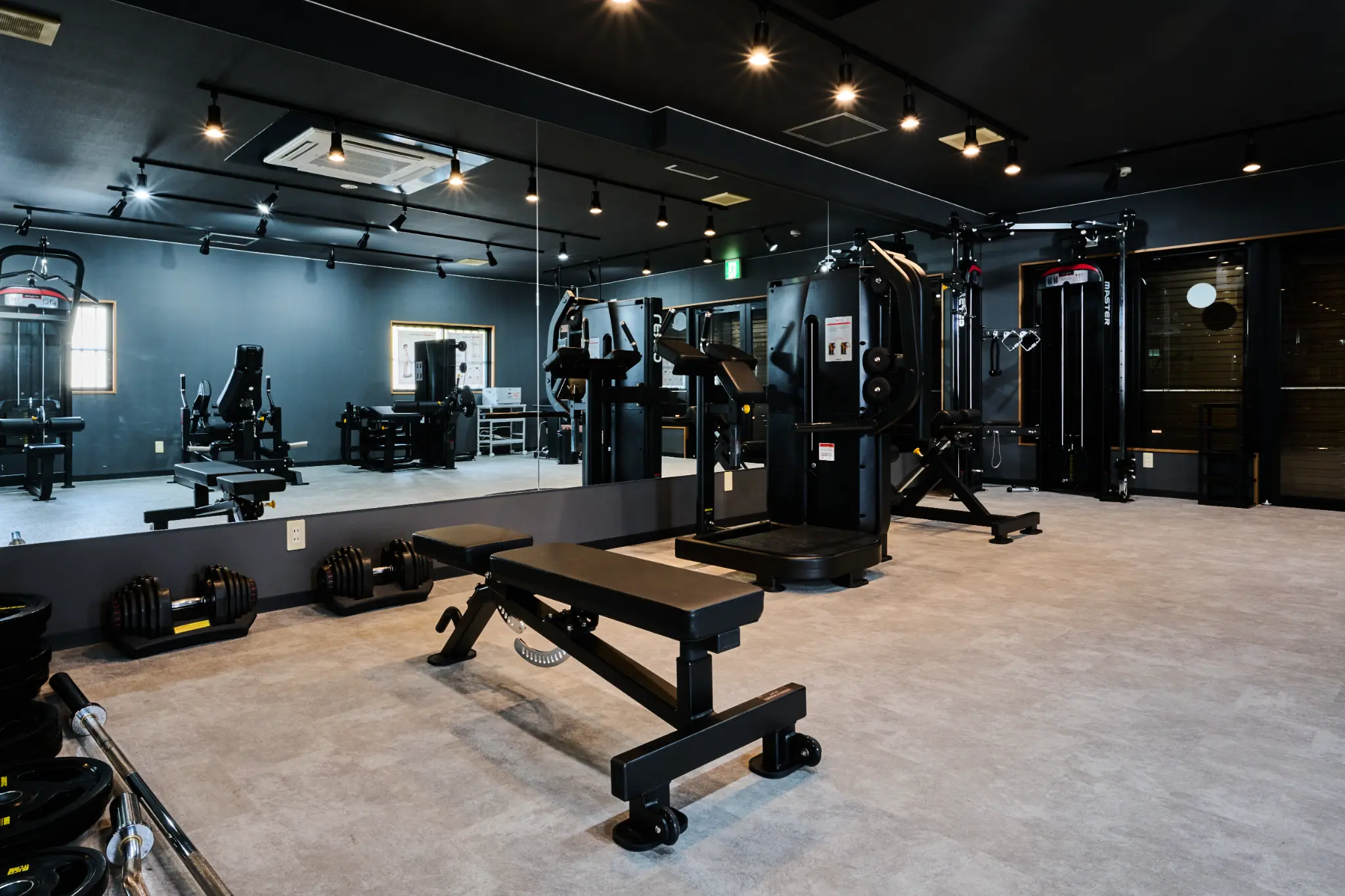 静かなジム空間